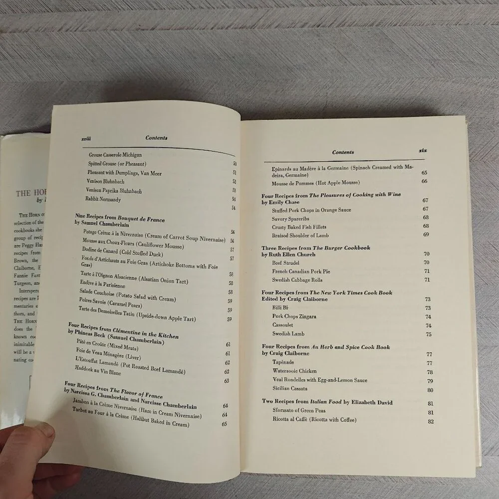 The Horn Of Plenty By Peggy Harvey Vintage Hardcover Cookbook 1964